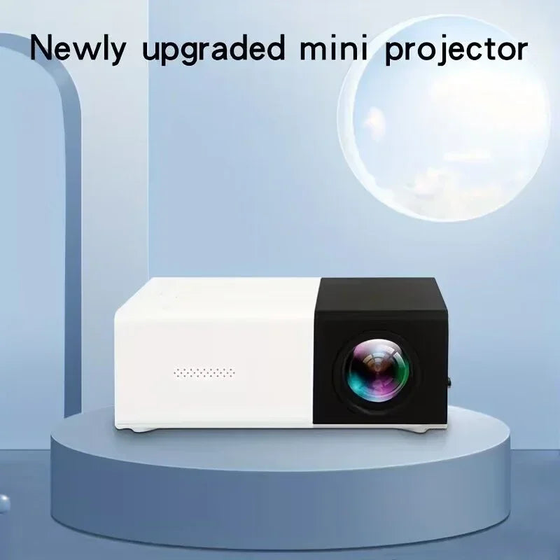 Suitable for home theater mini portable YG300 projector, HDMI connection WIFI、 Phone, compatible with USB