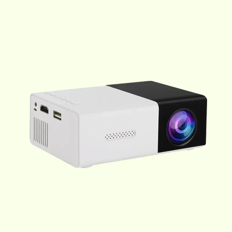 Suitable for home theater mini portable YG300 projector, HDMI connection WIFI、 Phone, compatible with USB