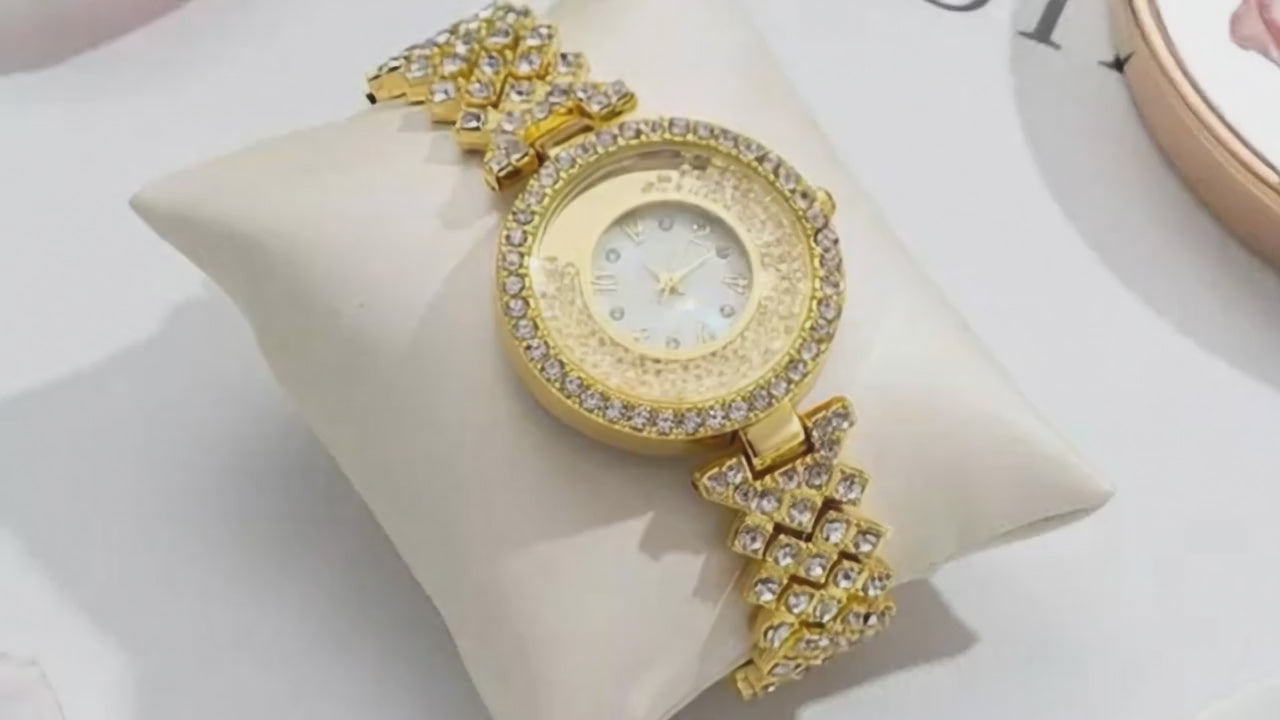 Fashion Watch Popular Fashion Diamond Women’s Watch Quartz Leisure Watches For Women Luxury Watch (without Box